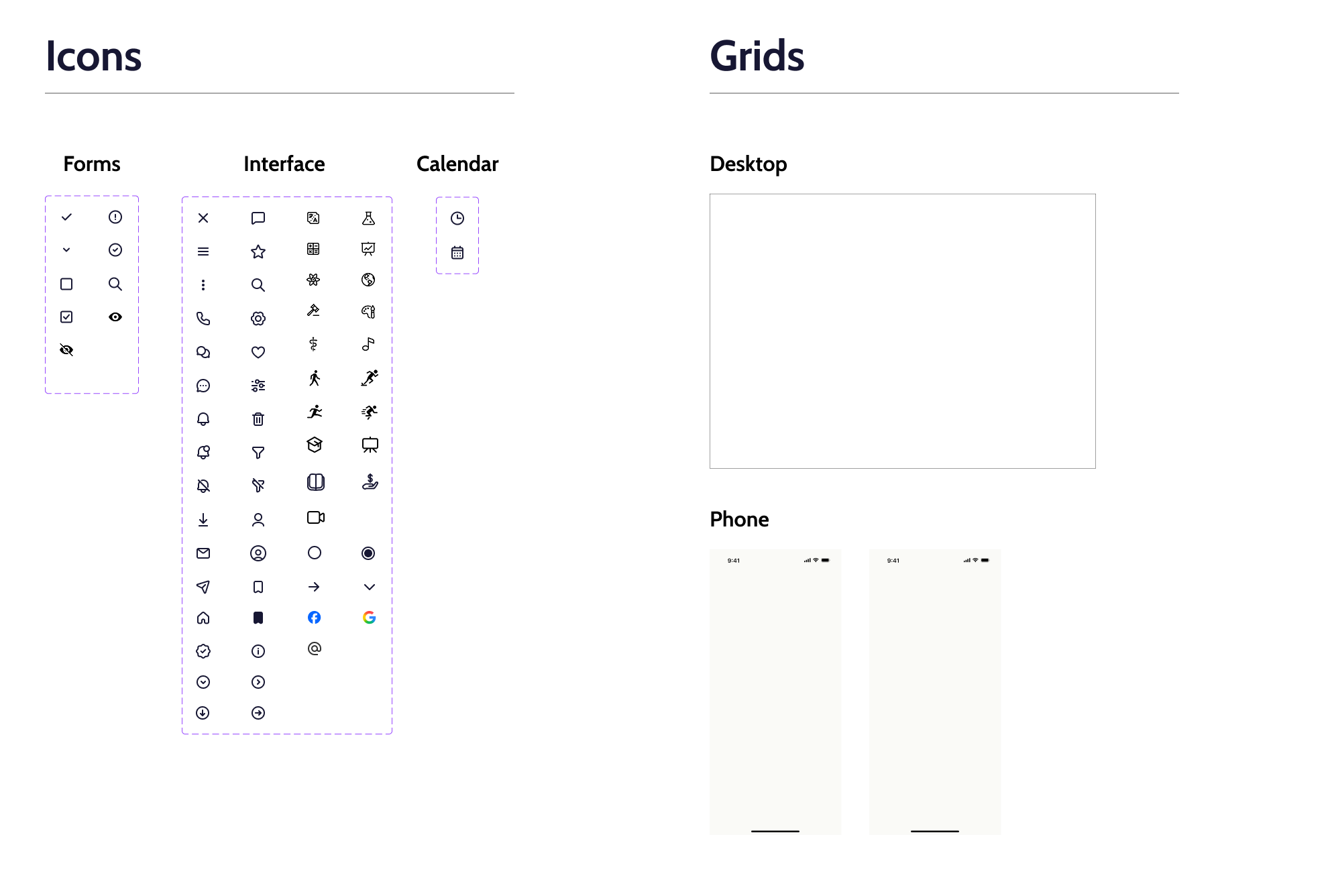 Icons & Grids